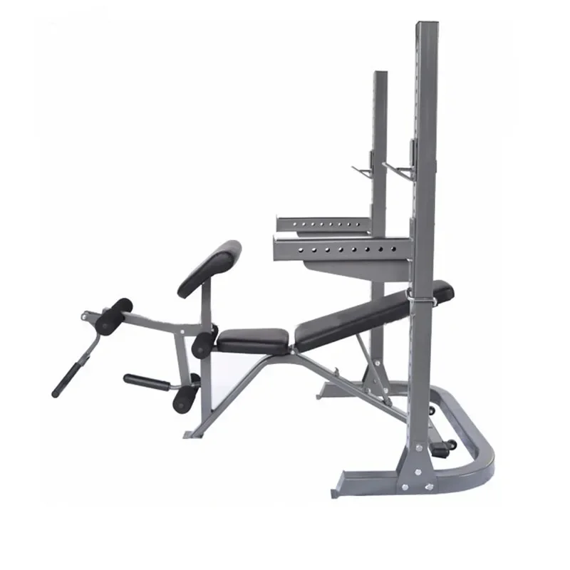 All in one Multifunction Adjustable Weight Rack and Benches Black Set with Lat