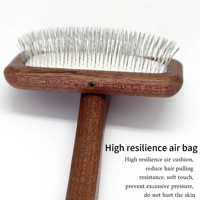 Crane Pet Grooming Comb Wooden Handle Needle Comb For Hair Pet Brush Beauty Brush Dog Accessories High Quality Pet Product