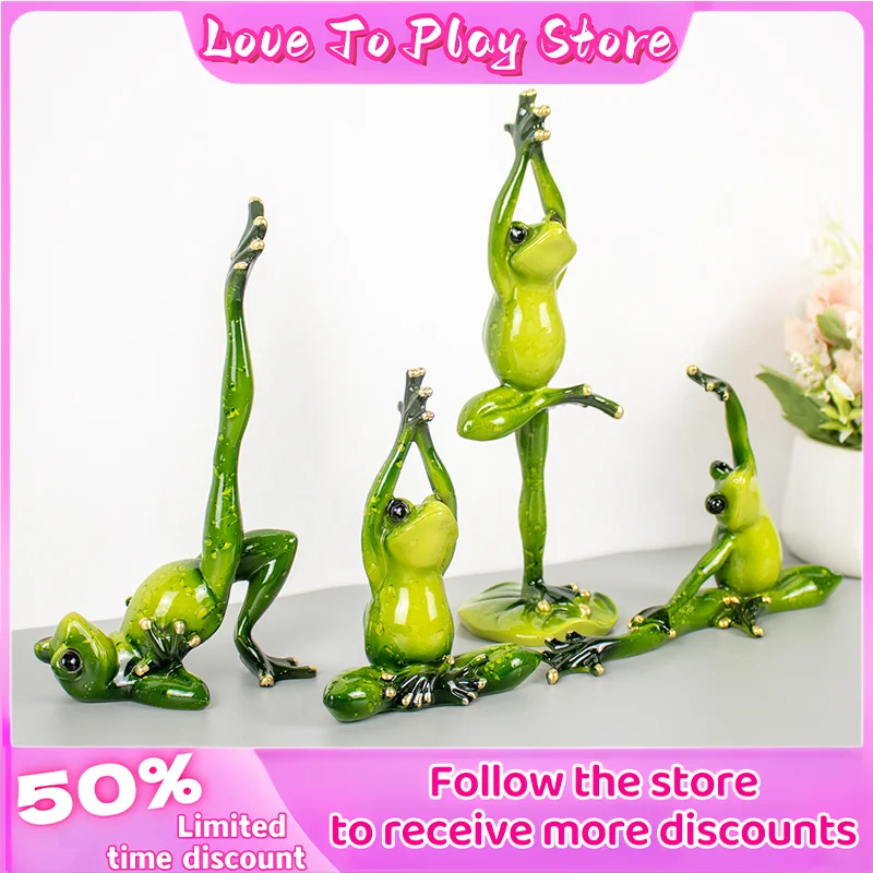 

20cm Yoga Frog Handmade Ornament Enchanting Frog Office Desk Creative Funny Solitary Frog Single Giving Friends Birthday Gifts
