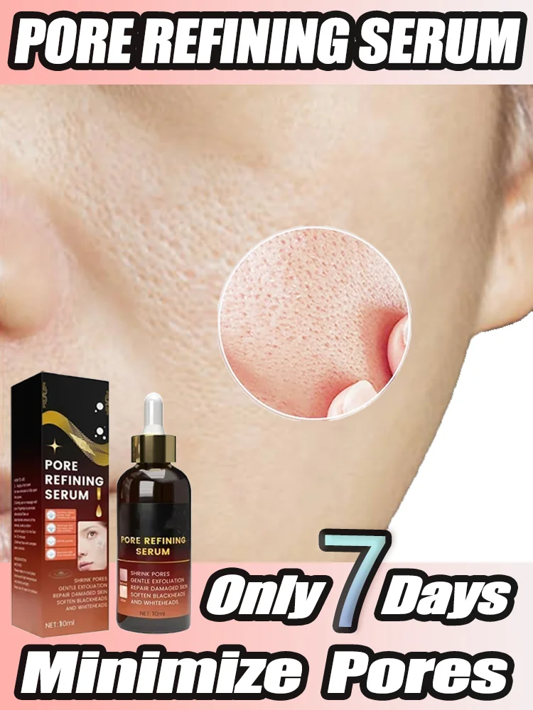 Large Pores Removal Serum Firming Facial Skin Improving Dull Fine Pores Hydrating Moisturizing Brightening Facial Beauty Care