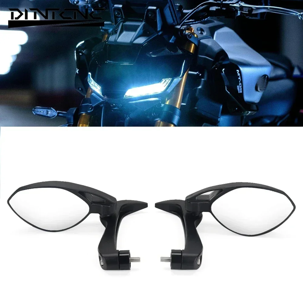 

For YAMAHA MT09 SP MT09SP 2024 Handlebar End Rearview Mirror Left Right Lever Handle Bar Protectors MT-09 Motorcycle Accessories