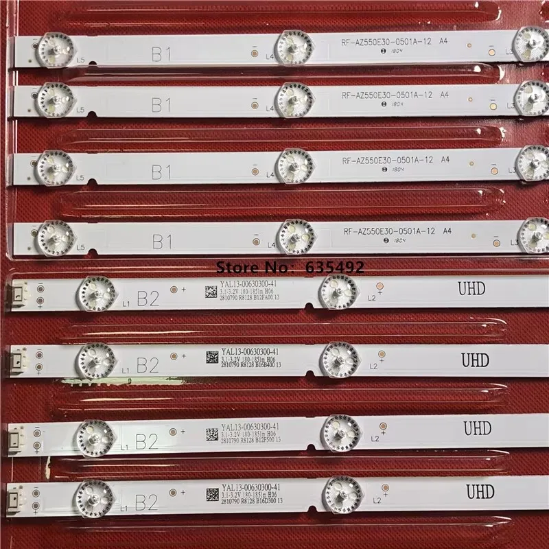 LED バックライトストリップ PPTV W55US RF-AZ550E30-0601B-20 RF-AZ550E30-0501A-20 55U5A 55U4700LA TH-55FX580C TH-55FX680C LC550EGJ