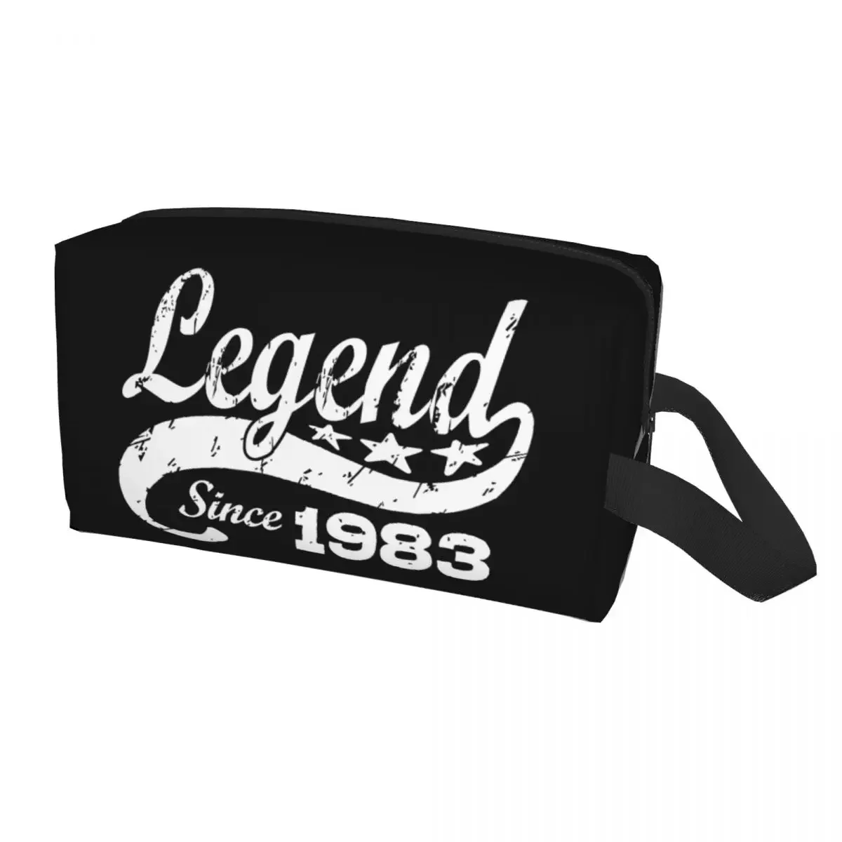 Kawaii Legend Since 1983 Travel Toiletry Bag 37th 37 Years Old Birthday Gift Cosmetic Makeup Organizer Beauty Storage Dopp Kit