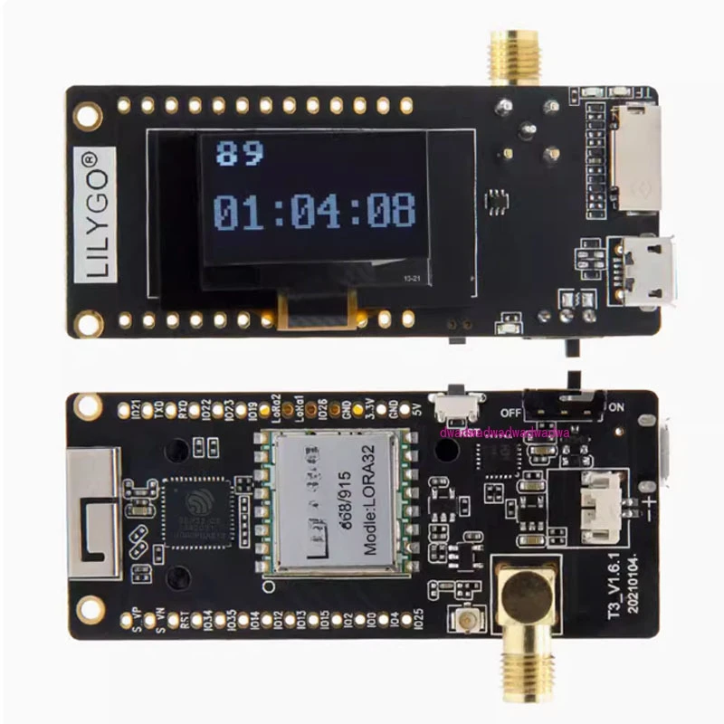 LoRa32 V2.1 ESP32 OLED 0.96 inch Bluetooth WIFI wireless module SMA