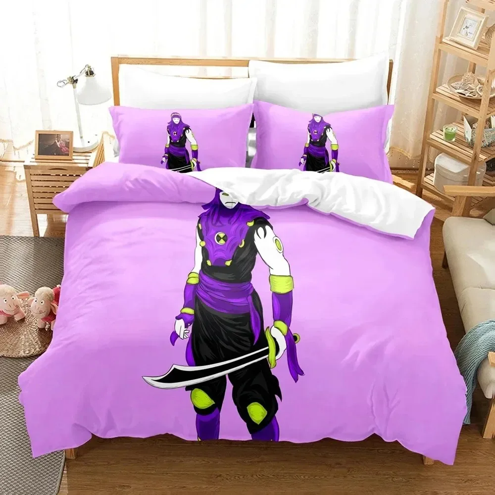 Cartoon Teenage Hacker Ben Bedding Set Boys Girls Twin Queen Size Duvet Cover Pillowcase Bed Kids Adult Home Textileextile