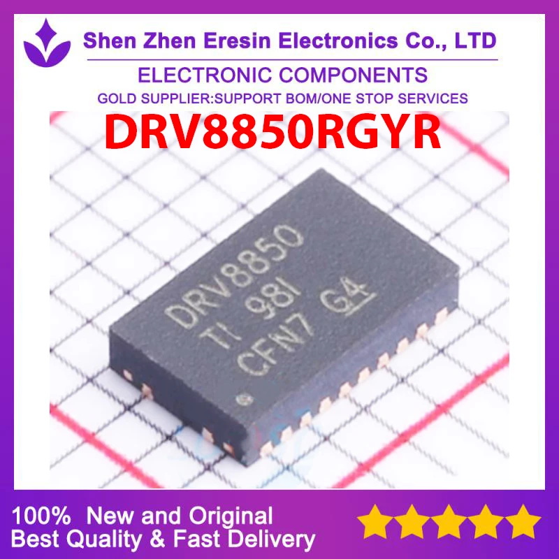 

Free shipping 10PCS/LOT DRV8850RGYR DRV8850 QFN24 New and original