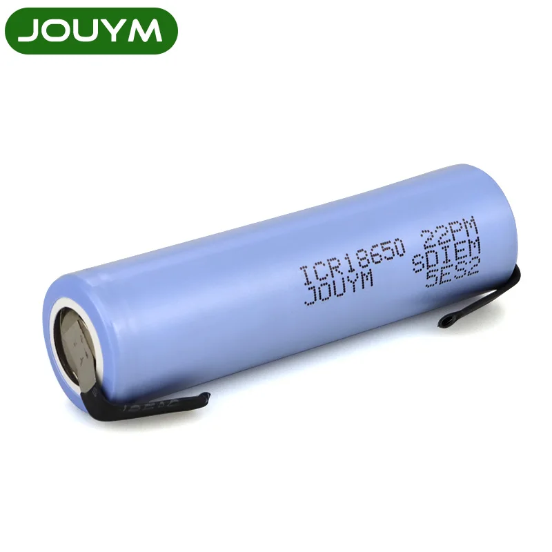 

2200mA 15mΩ 18650 Battery ICR18650 22P M 3.7V High Discharge 20A Rechargeable Powerful Lithium Batteries Welding Nickel