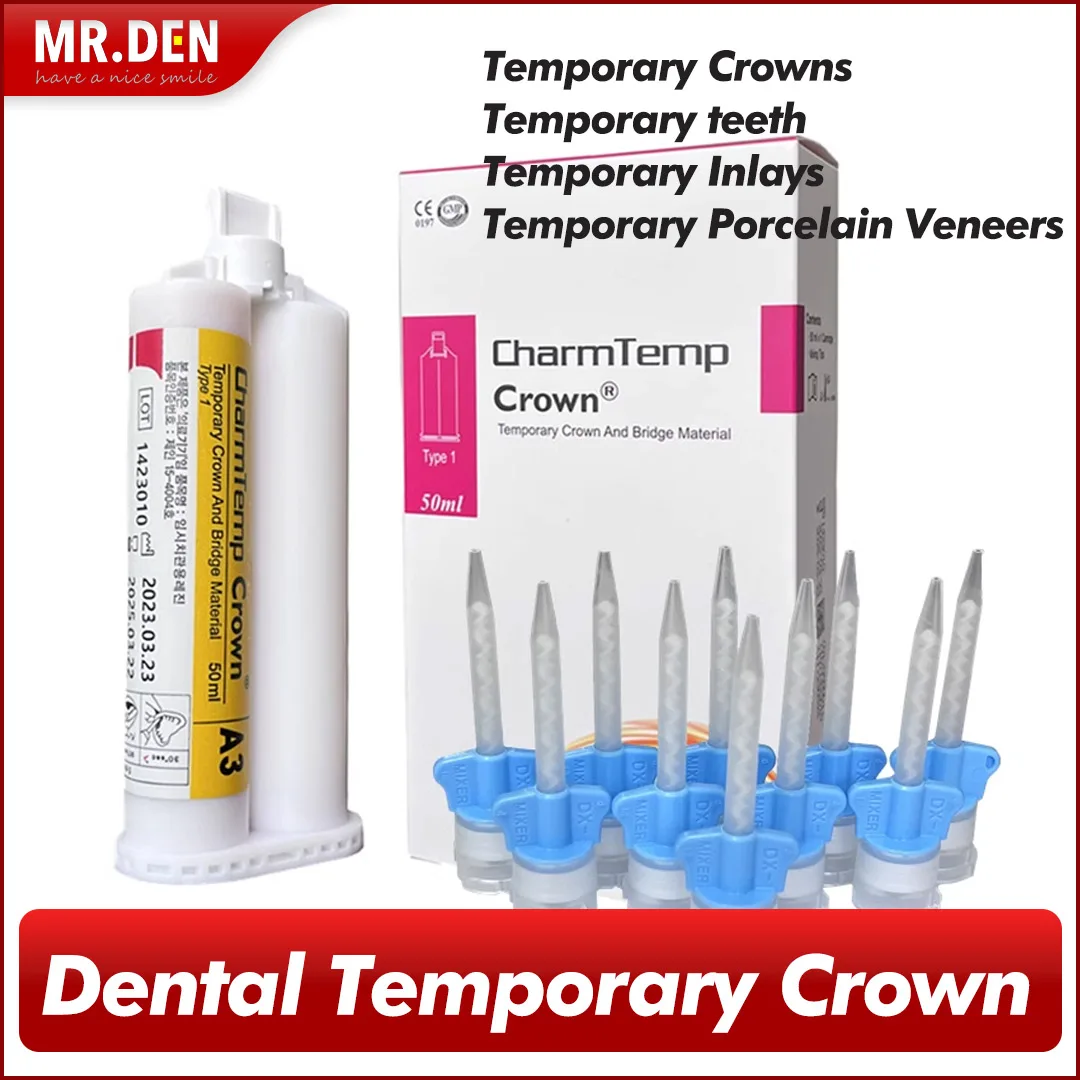 Dental Temporary Crown Resin Material Korea Original Import Gun Mix Temporary Crown & Bridge Casting Wax