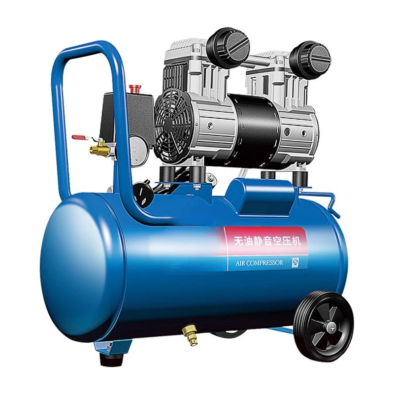 Air compressor 10L/30L/50L-1200W oil-free silent air pump stepless speed regulating air pump