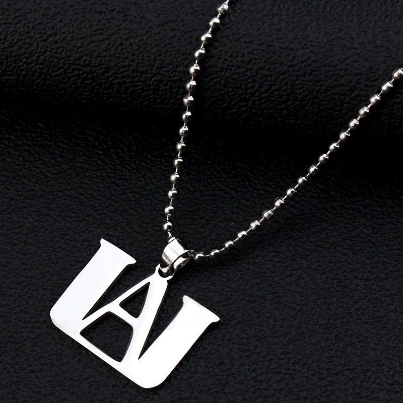 Anime My Hero Academia Pendant Necklace Boku No Hero Academia Stainless Steel Charm Necklace For Men Women Cosplay Jewelry Gifts