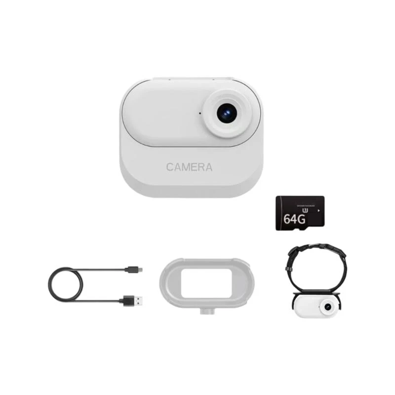 

U55B Charging High-Definition 1080P Thumb Camera With Adjustable Pet Collar For Dogs Cats