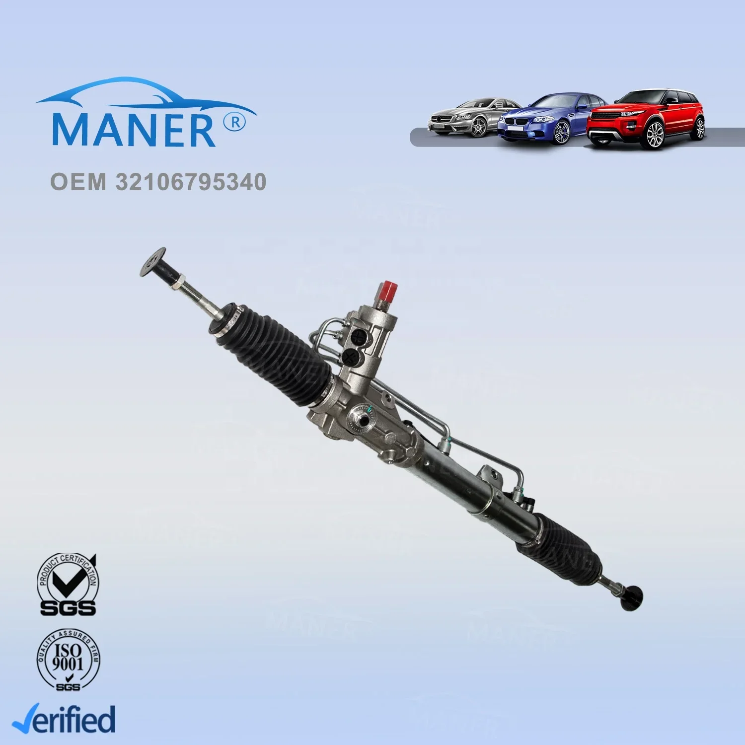 MANER 32106795340 Auto Parts Steering Gear Power LHD Steering Rack For BMW E60 5 Series 2003-2010