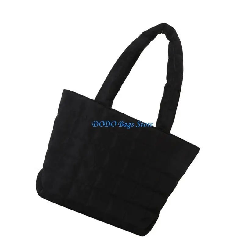 

Women Armpit Bag Quilted Shoulder Bag Large Capacity Work Bag Shopping Bag
