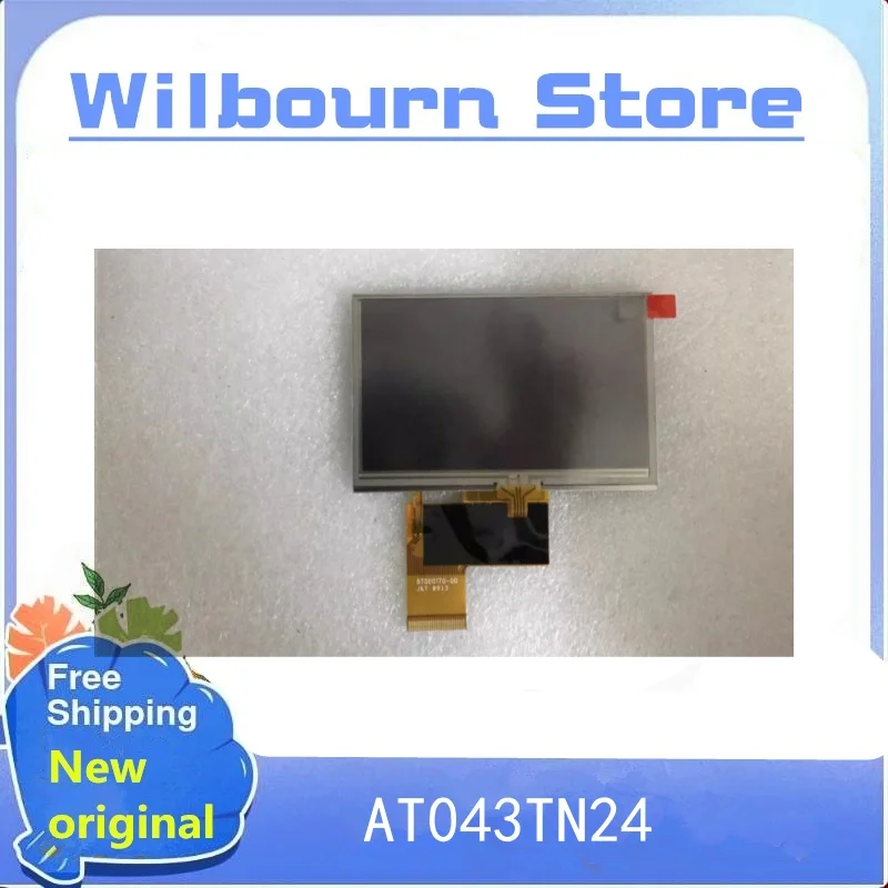 Novo original 32000579 -04 AT043TN24 V.1 AT043TN24 V.7 Tela LCD de 4,3 polegadas 40PIN
