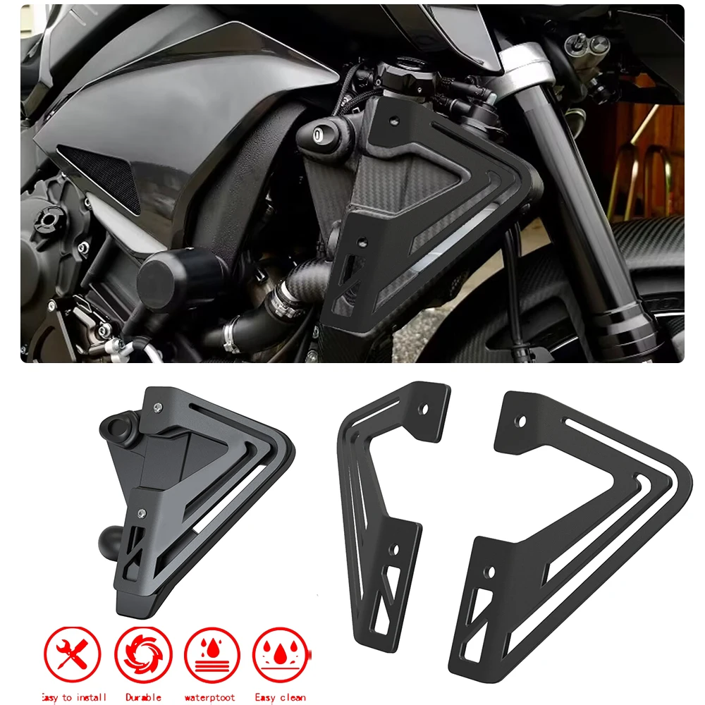 

Мотоцикл MT 10 для YAMAHA MT10 MT-10 FZ-10 2015 2016 2017 2018 2019 2020, аксессуары, боковая защитная крышка радиатора, защита пластины