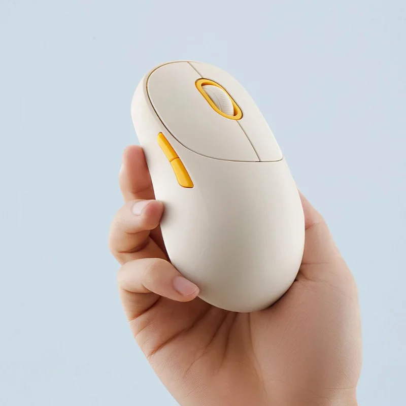 Xiaomi Wireless Mouse 3 Color Version Bluetooth Dual Mode 2.4GHz 1200DPI Ergonomic Optical Laptop Computer Soft-tone keying Game