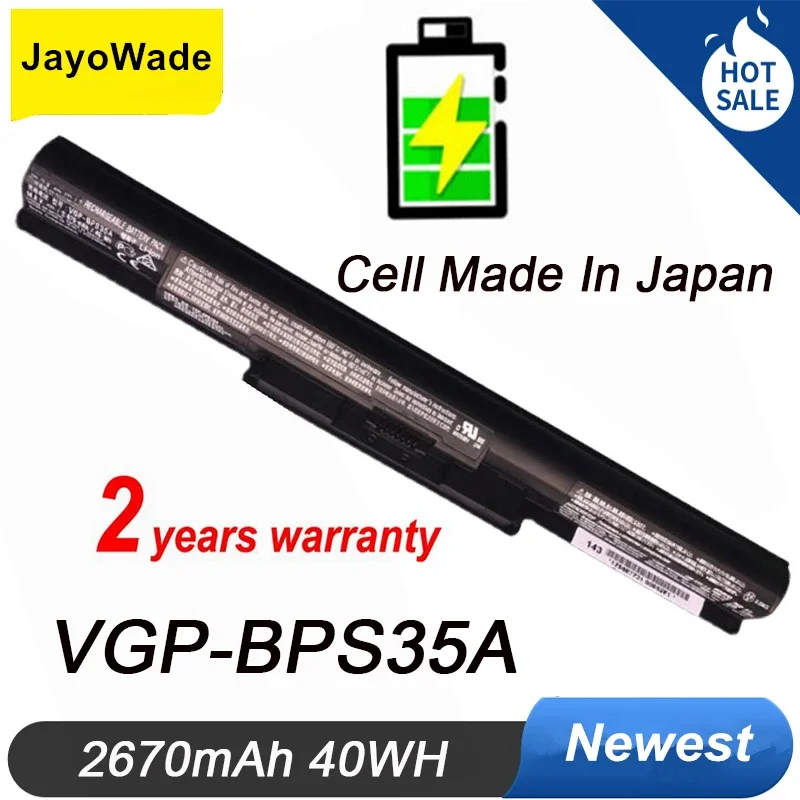 Imagem -05 - Bateria de Celular Japonesa Inteligente para Sony Vaio Vgp-bps35a 14e Fit 15e Svf1521a2e Svf15217sc Svf14215sc Svf15218sc Bps35 Bps35a Bateria do Portátil