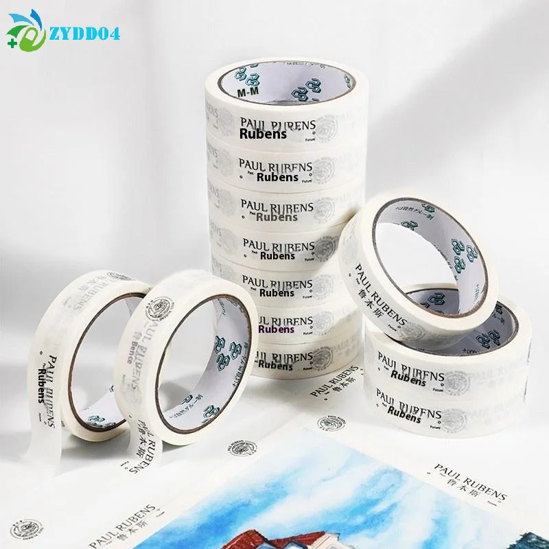 ●25mmx20m Rubens Watercolor Masking Tape Sketch Painting Oil Painting Artist Washi Tape Sketch Fixation Sticky Traceless Tape
