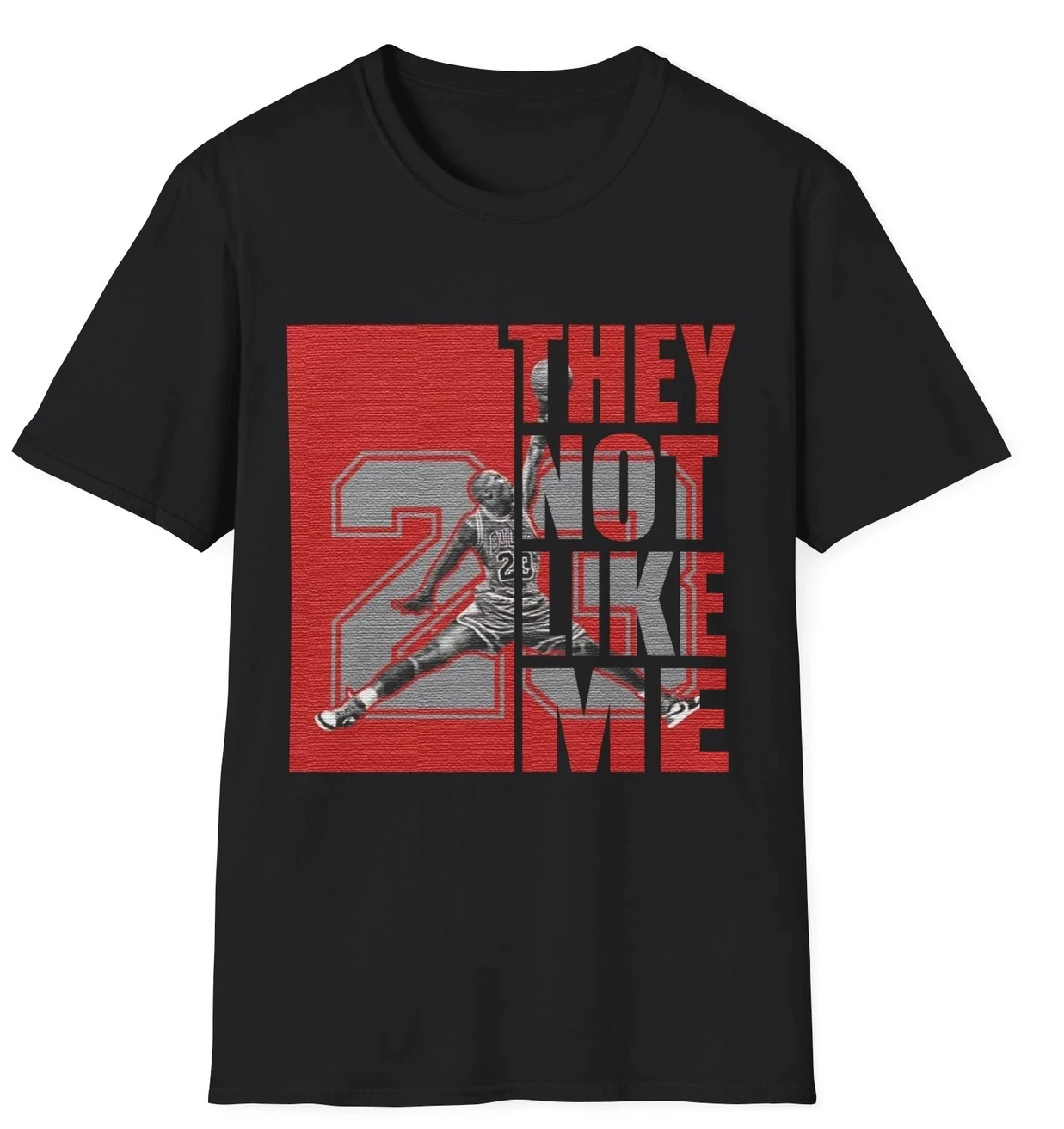 تي شيرت مايكل جوردان رقم 23 بطباعة جرافيك للرجال والنساء فضفاض بأكمام قصيرة، مناسب لجميع مواسم الترفيه و #1