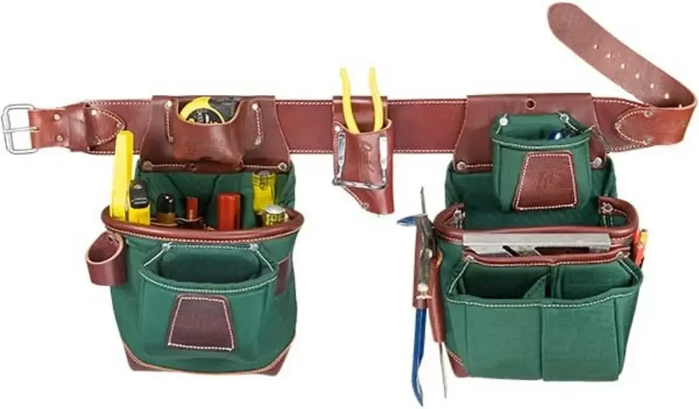 Leather 8585 SM Heritage FatLip Tool Bag Set,Small