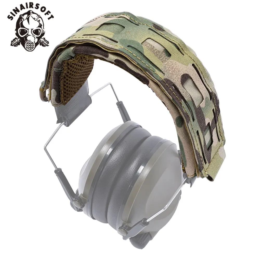 Modular Headphone Stand Protection Cover Tactical Call Headband Earmuff MOLLE Protection Case For Hunting  Accessories