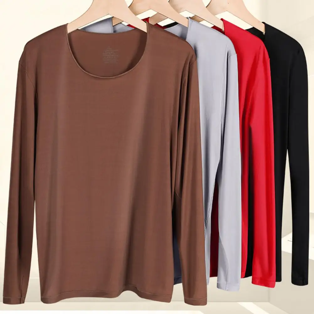 ملابس حرارية رفيعة للغاية للرجال، مجموعة ملابس داخلية حرارية طويلة جونز خفيفة الوزن للغاية للطقس البارد، طبقة أساسية من الأعلى للرجال