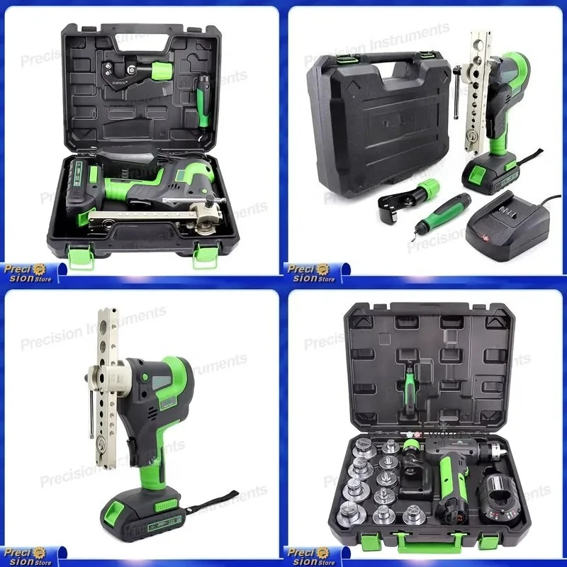 For Pipe Expander Cordless Flaring Tool Kit Metric Imperial 2 in 1 Power Tube Bender HVAC Plumbing Auto Repair Tools