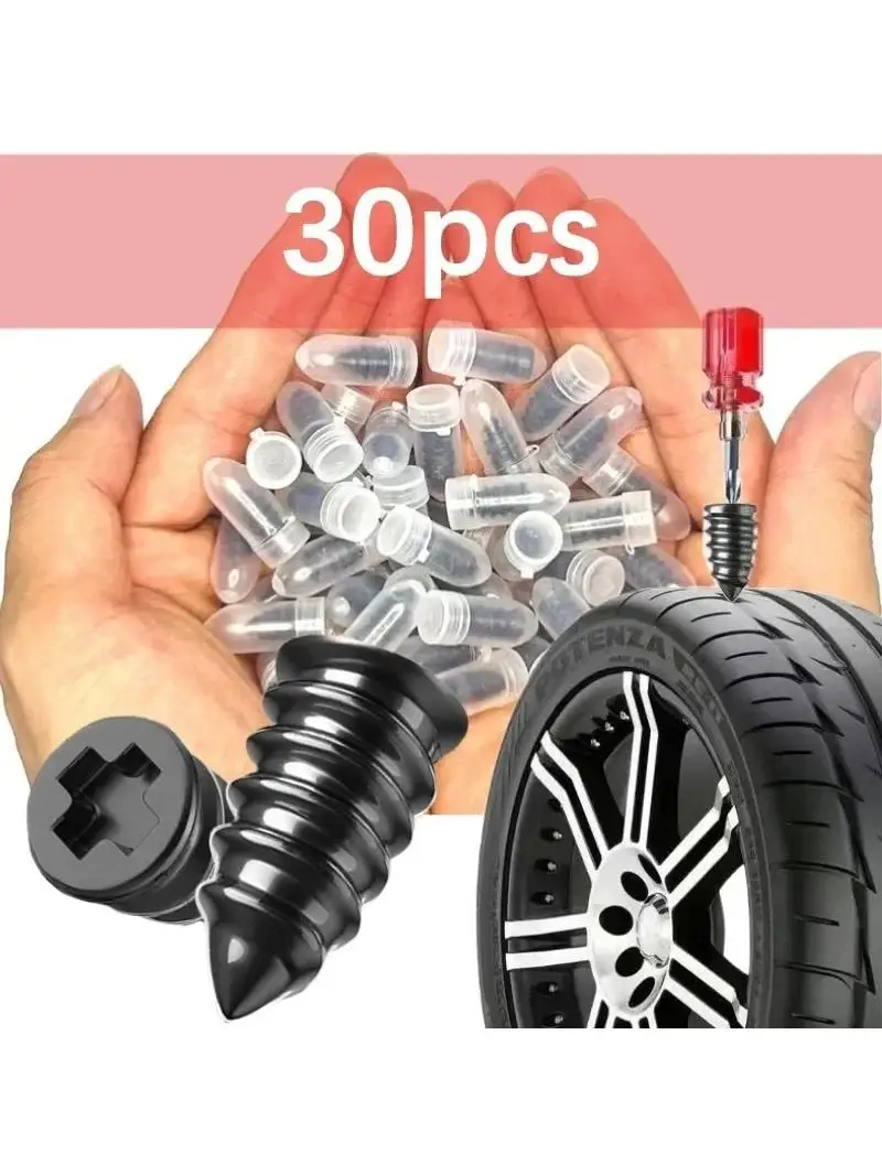 AliExpress NONE Car Motorcycle Vacuum Tyre Repair Nails Truck Scooter Bike Tire Puncture Repair Tools Rubber Nails Accessories
