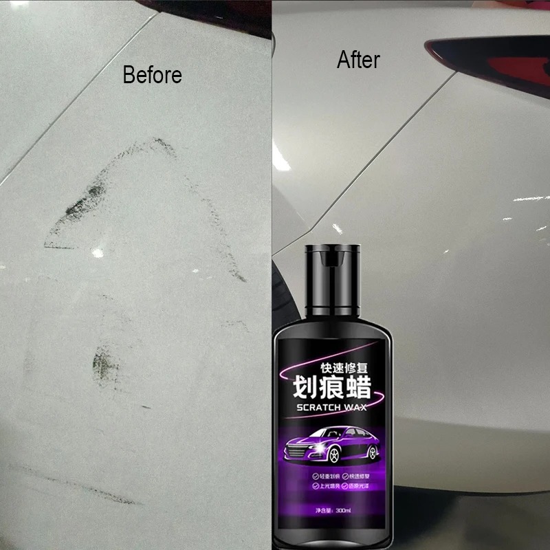 Car Motorcycle Electric Vehicle Super Strong Nano Repair Scratch Wax Metal plastic paint surface scratch Broken Care Shiny 300ml