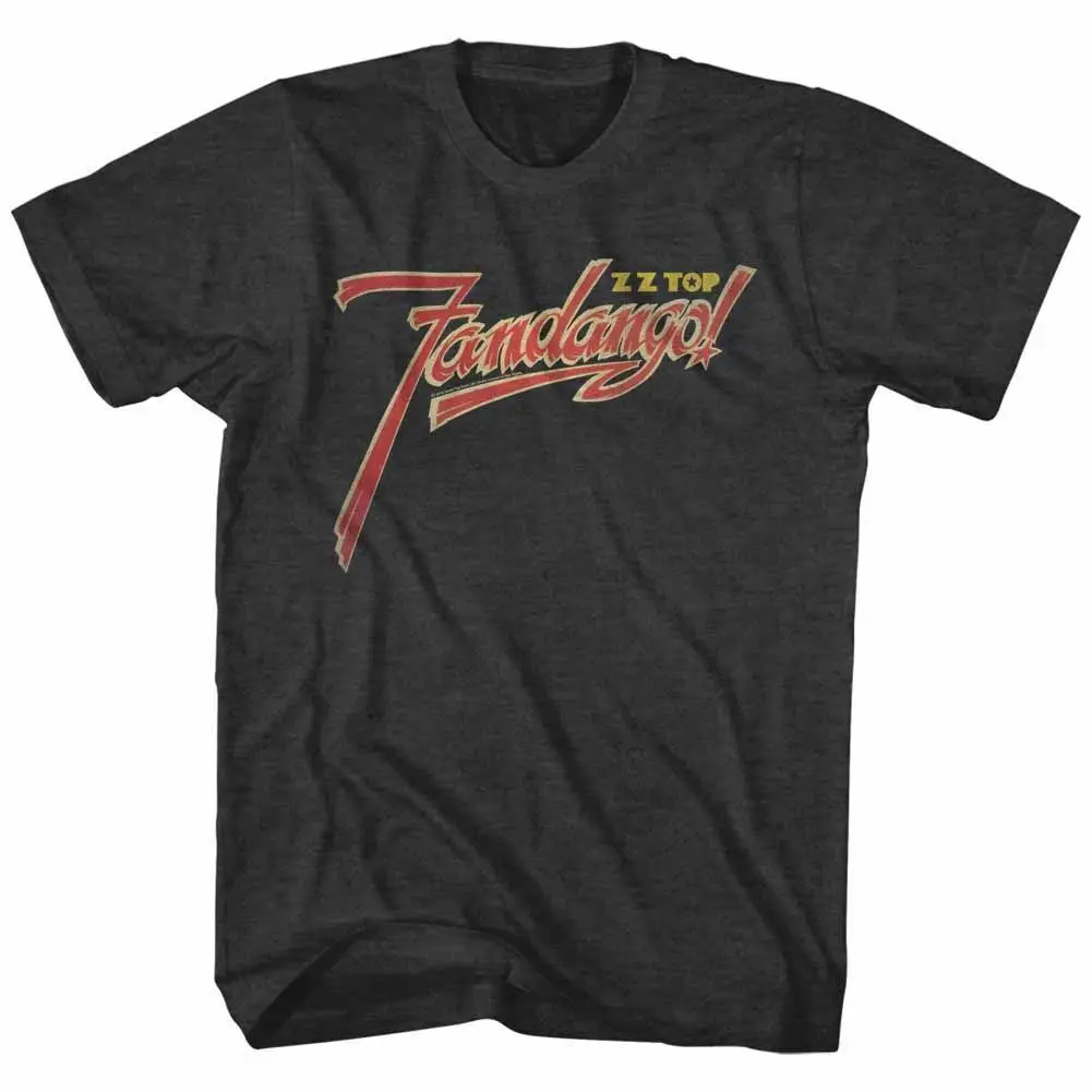 Zz Top Fandango Logo Heather Adult T Shirt