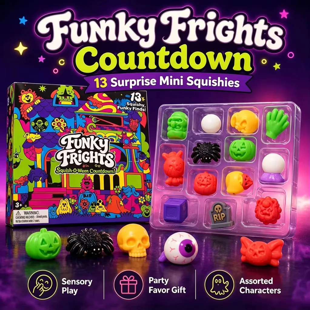 2026 NeeDoh Advent Calendar 24 Days 3D PVC Fidget Doll Stress Relief Toy Christmas Countdown Surprise Box New Year Holiday Gift