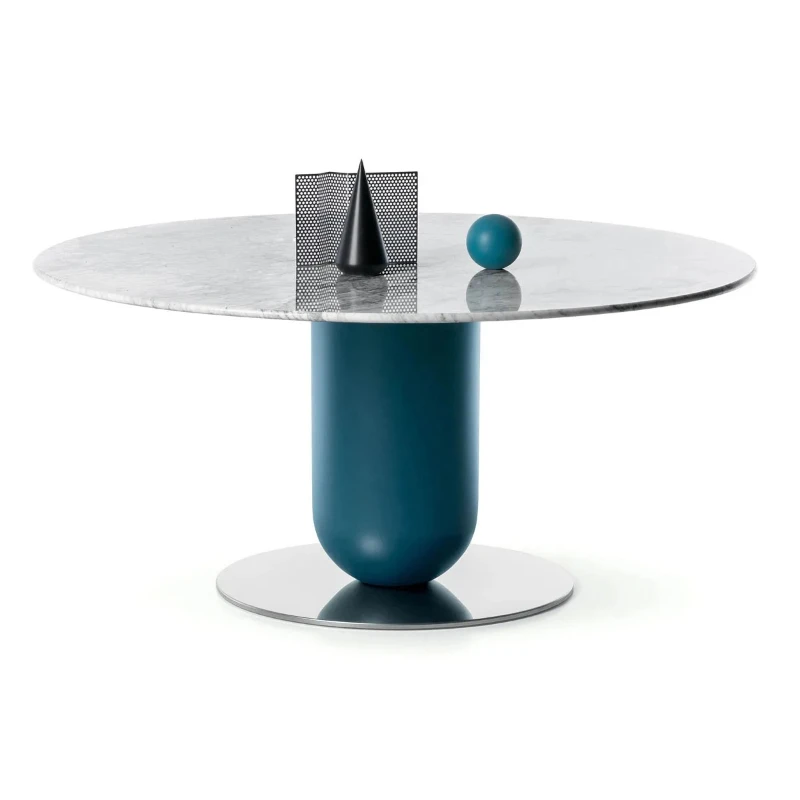 

Nordic Style Marble Small Apartment Household Minimalist Dining Table