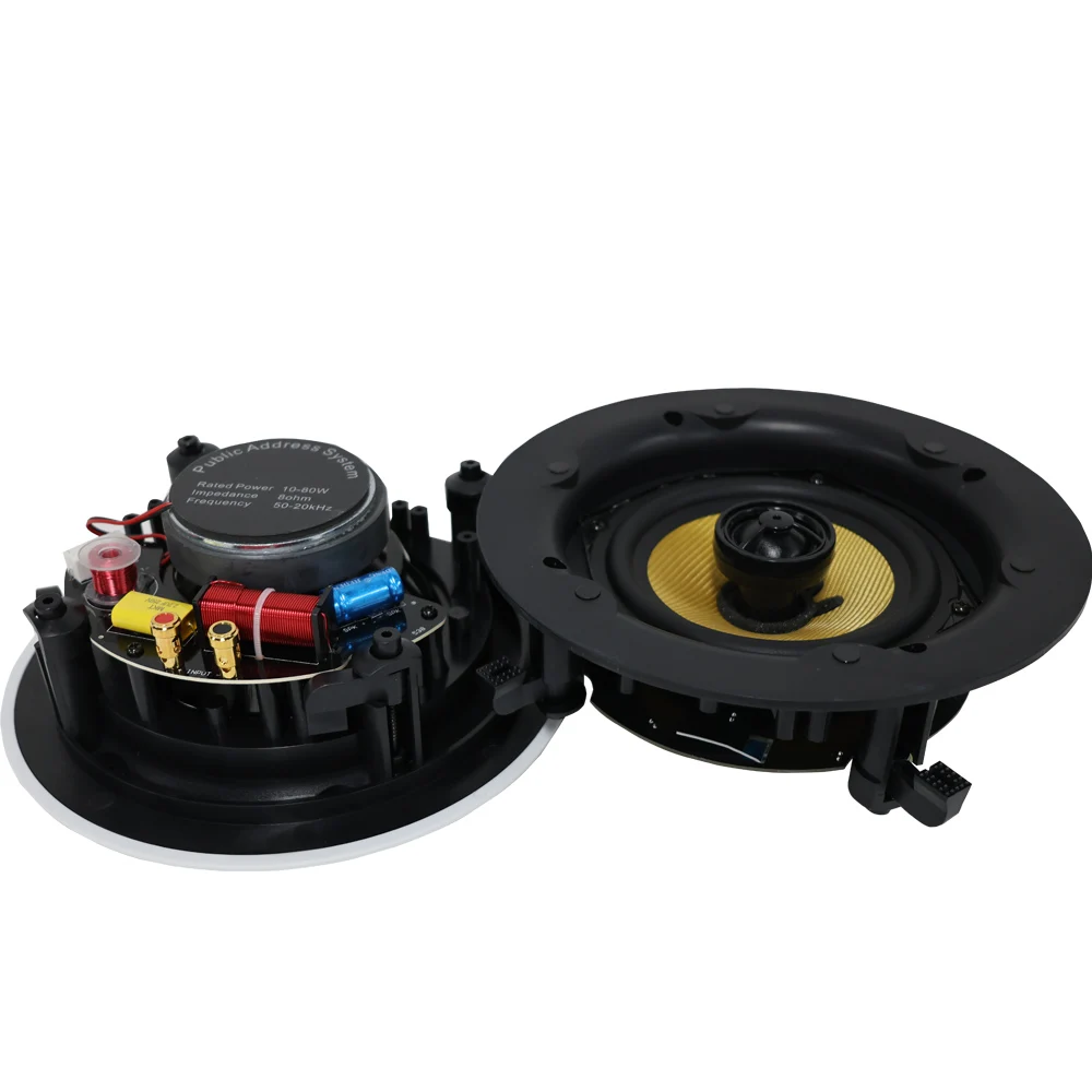 

High-Fidelity 60W*2 For Bluetooth Ceiling Speaker Amplifier Top-Grade Wireless Home Theater Speaker With Cone Material