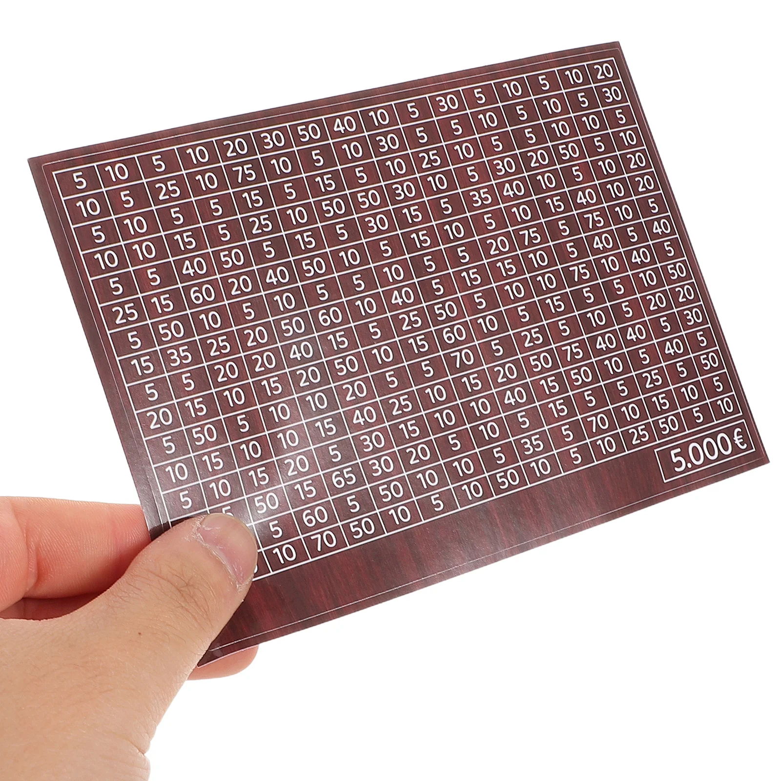 50 pièces cartes de suivi budgétaire autocollants pour boîte à billets pour pot de défi d'économie européenne conteneur d'argent fournitures de suivi d'épargne lumière