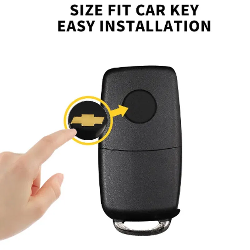 المعادن سيارة التصميم مفتاح قذيفة ملصقات 14/18 مللي متر شيفروليه شارة شعار شعار لشروليه سيلفرادو ماليبو كروز السترة شرارة أفيو