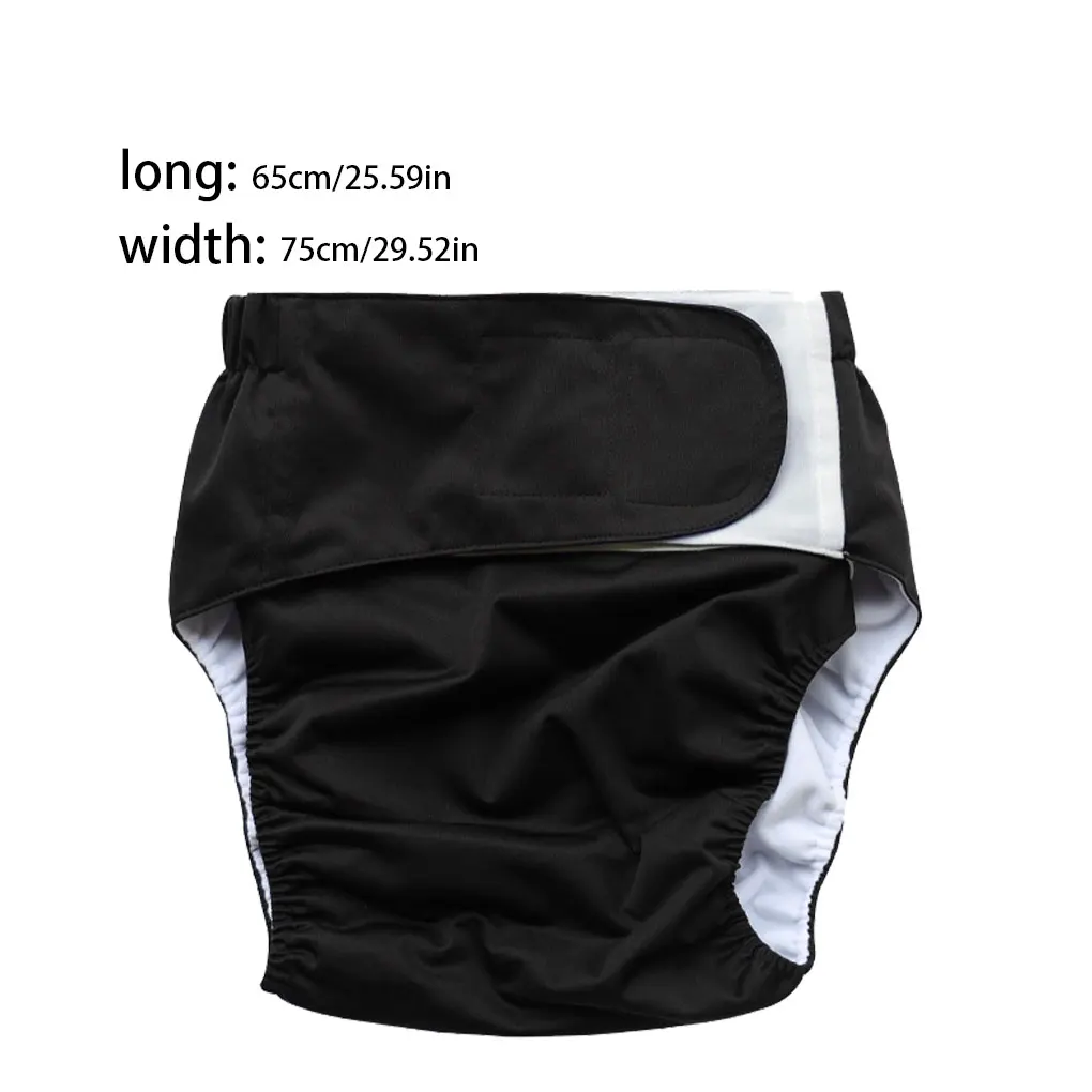 Waterproof Hygiene Pad Comfy Large Adjustable Nappy Pants Smooth Incontinence Underwear Home Reusable Adult Diapers