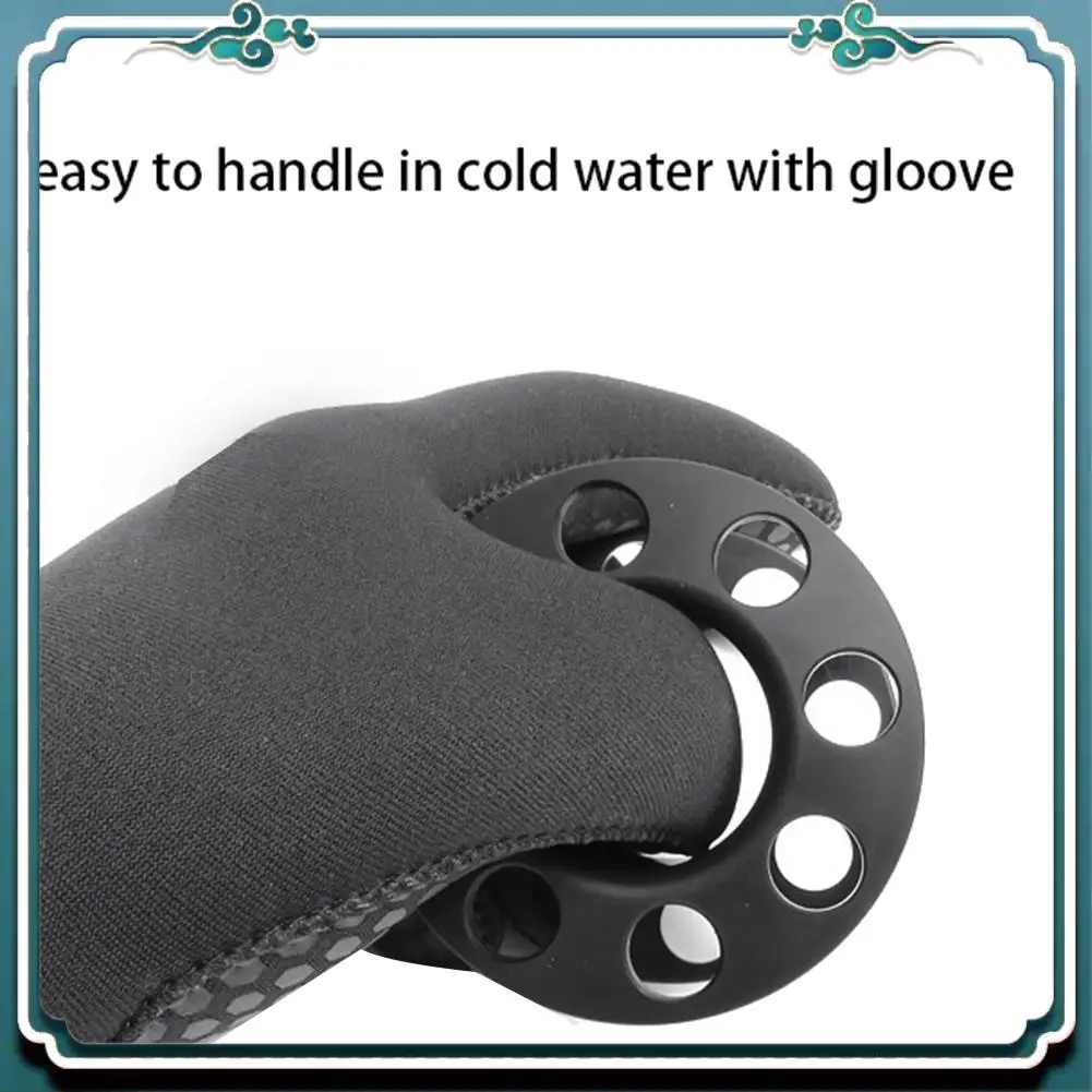 

Reliable Scuba Diving Spool Finger Reel With Stainless Steel Double Ended Hook SMB Equipment Cave Dive