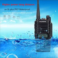 Baofeng-Waterproof Walkie Talkie, UV 9R Plus, Ham Radio, Cb Radio, Comunicador with FM Radio, 10W, 2Pcs