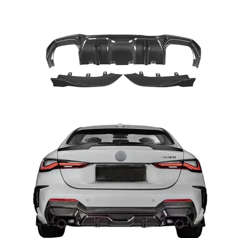 

SQ Style Carbon Fiber Rear Bumper Diffuser for 4 Series G22 Carbon Fiber Body Kit 2020+