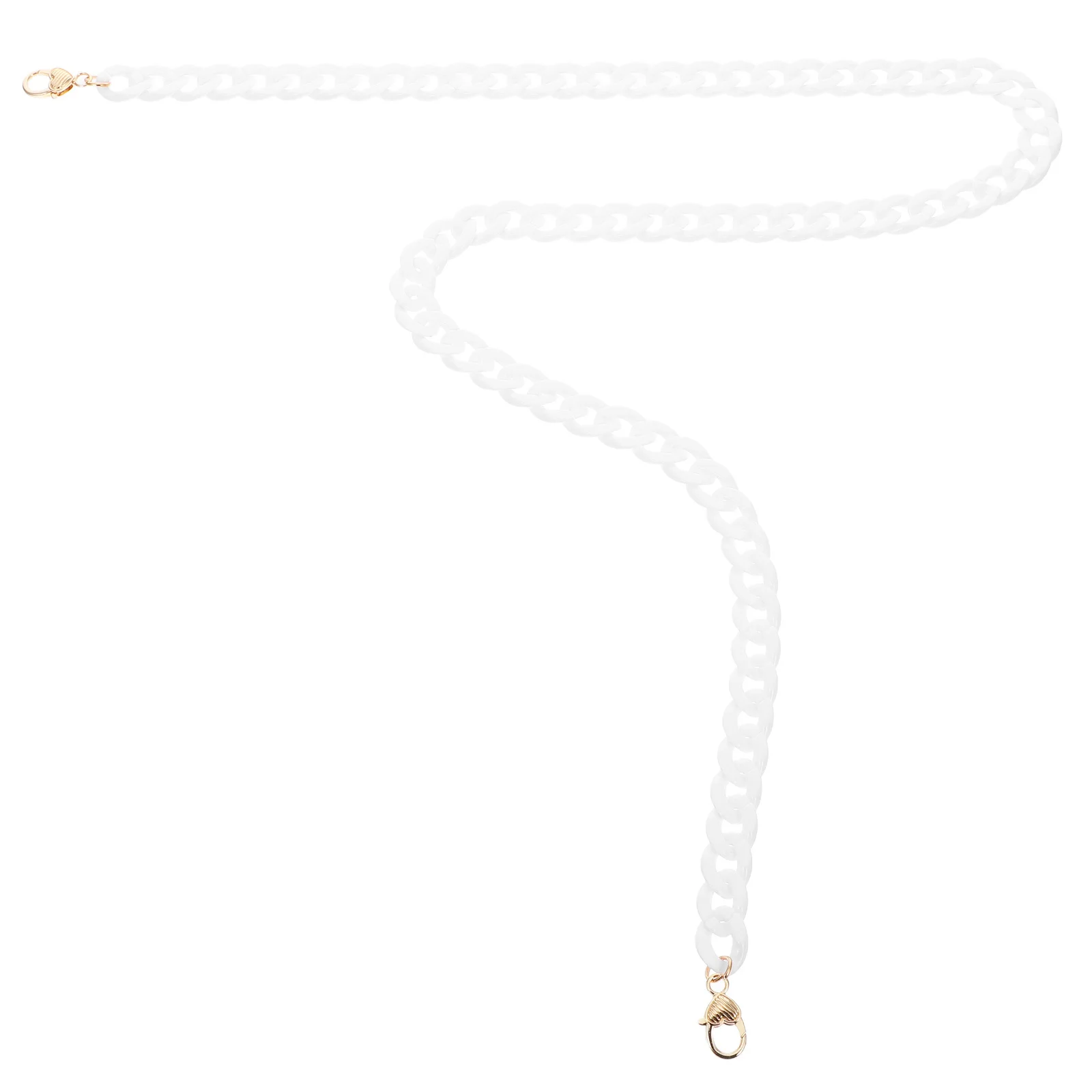 

Acrylic Bag Chain Detachable Adjustable For Handbag Shoulder Crossbody Strap Replacement Purse Accessory Extender Decor