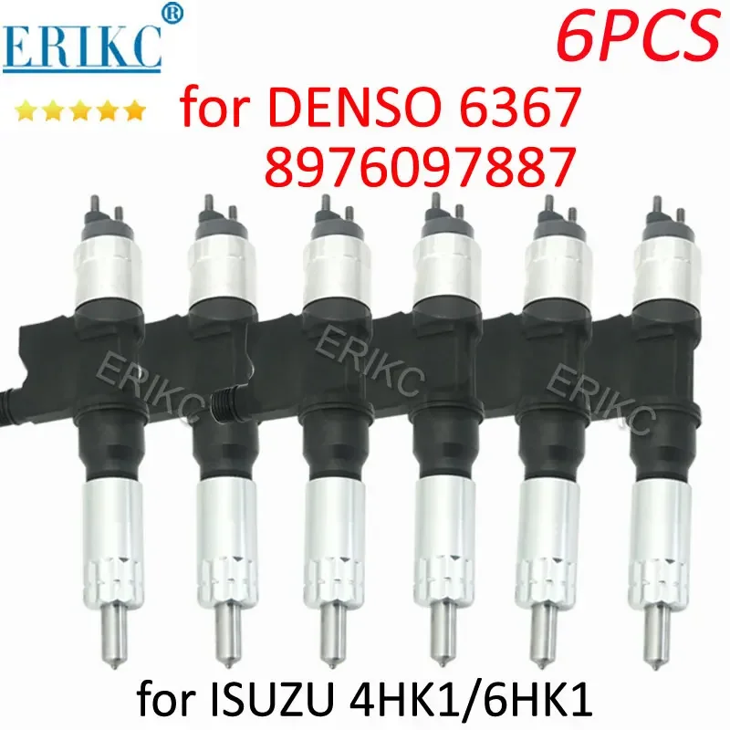 

095000-6367 095000-6363 Топливная форсунка 095000-6361 095000-6365 для DENSO Isuzu Forward 4HK1 6HK1 8-97609788-3 8-97609788-7