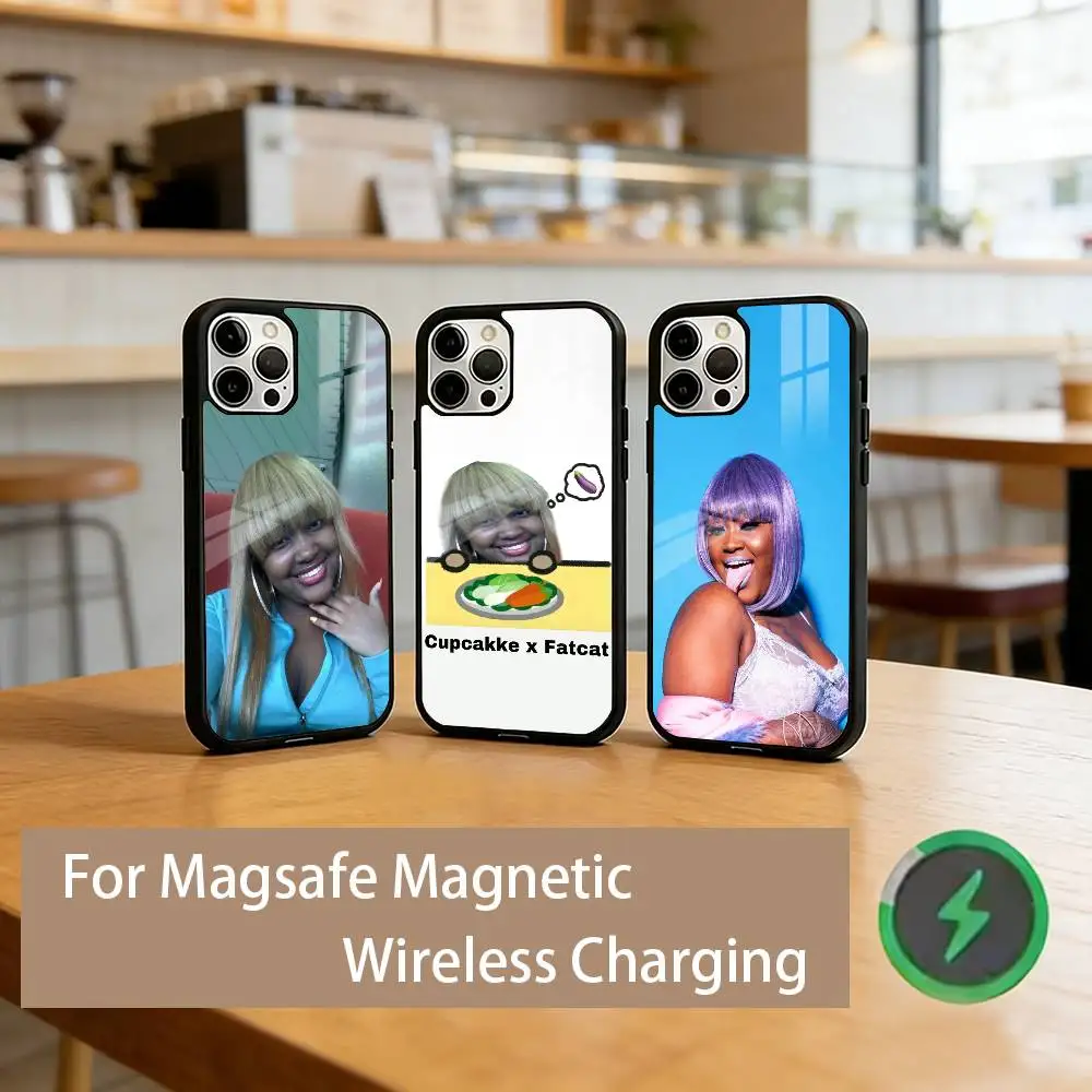

C-CupkKe Funny Phone Case For iPhone17,16,15,14,13,12,11 Plus,Pro Magnetic For Magsafe Wireless Charging