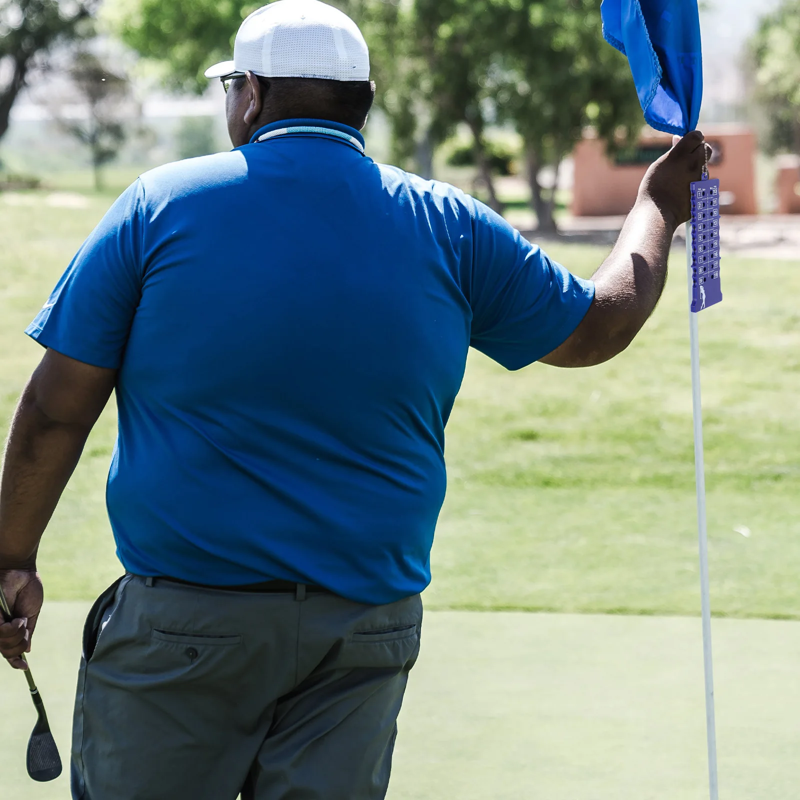 

1pc Golf Score Counter Compact Strip Design Portable Scoring Tool For Tournament Use Durable Plastic Golf Accessory Lightweight