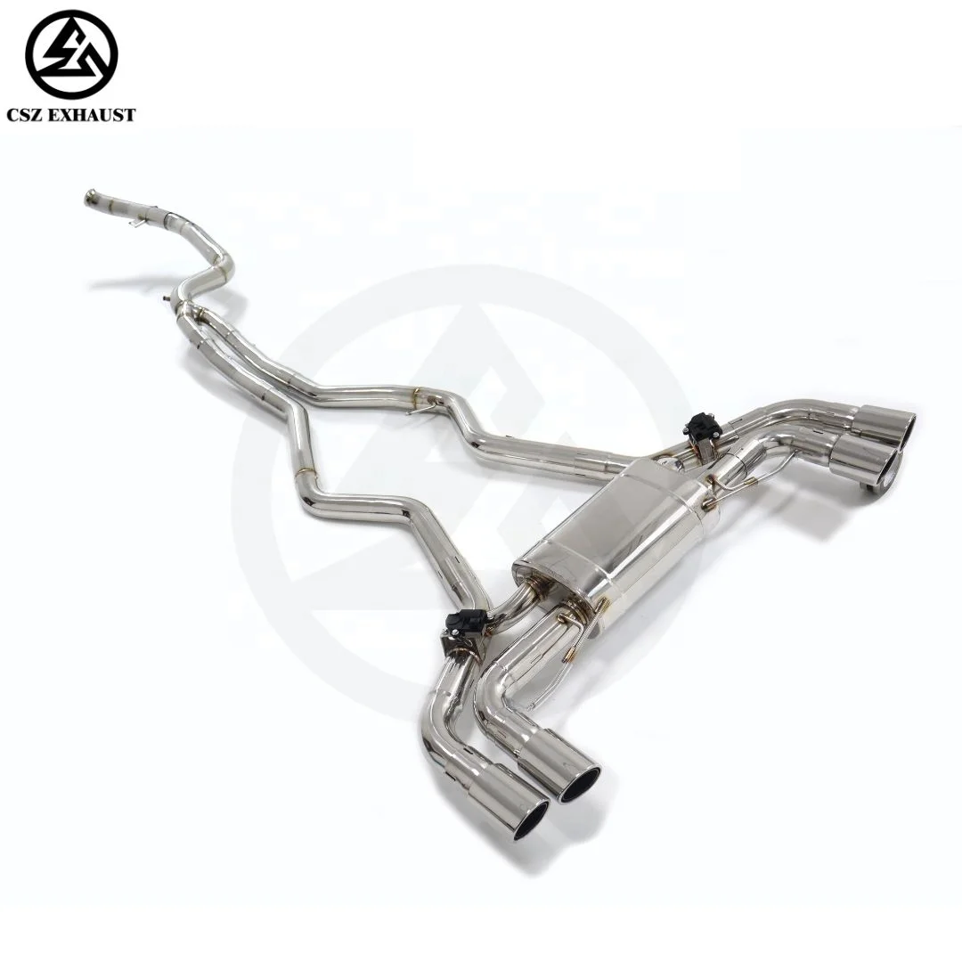 CSZ high quality ss304 valved catback for  G20 M340I x-drive 3.0T sport exhaust   valvetronic system