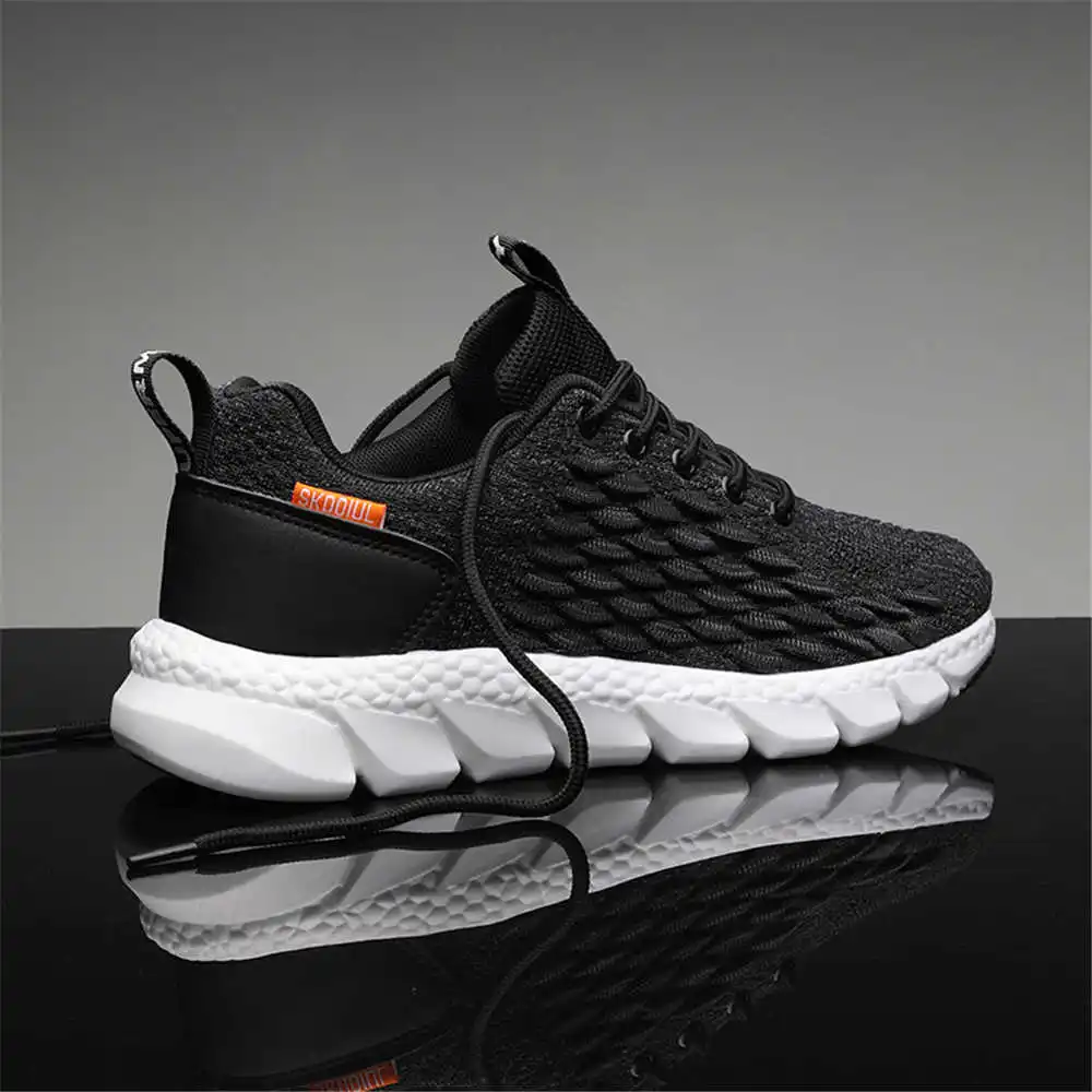 Two Tone Spring Character Shoes Woven Original Men's Sneakers Black Moccasins Sport Cosplay Loafers High-level Sneakeres