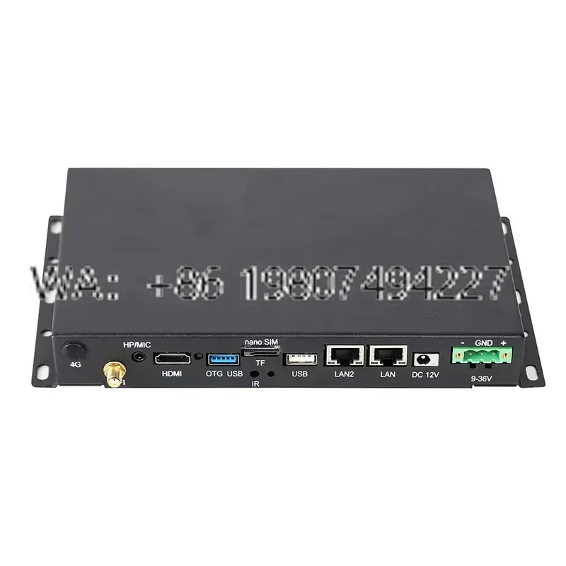 New Industrial Android 11 Mini PC Rockchip RK3568 CPU 8GB RAM 64GB ROM CANBUS GPIO RS232 RS485 2LAN for AU Plug