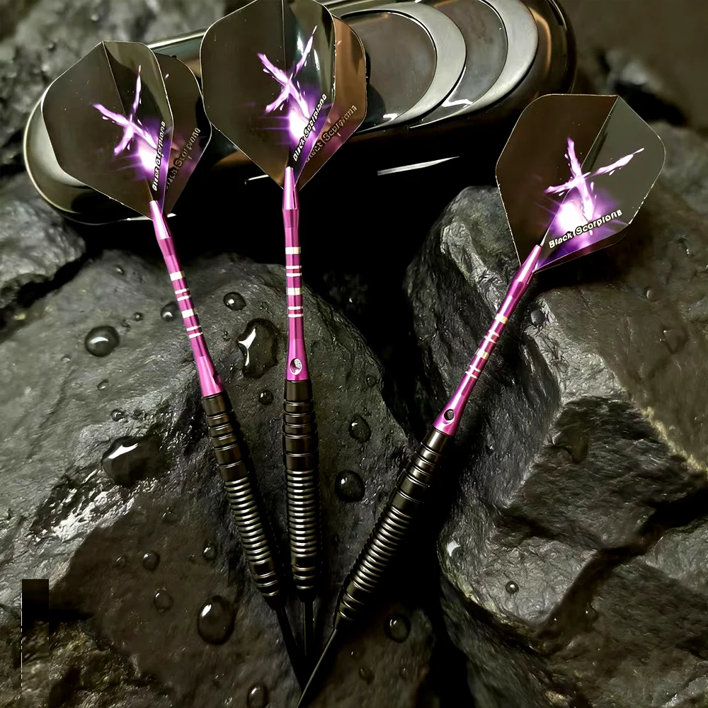 

Набор из 3 дротиков со стальным наконечником, 22 г, стандартные лопатки из ПЭТ, алюминиевые стержни, стальной наконечник, с кейсом для хранения, для начинающих