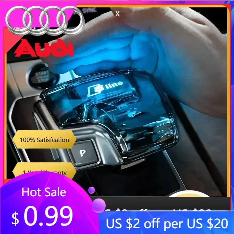 

Накладка на ручку КПП Hot For Audi Crystal для Audi Q7 A6 Q8 SQ5 A5 A4 S4 RS5 RS6 A7 SQ8 2016-2024