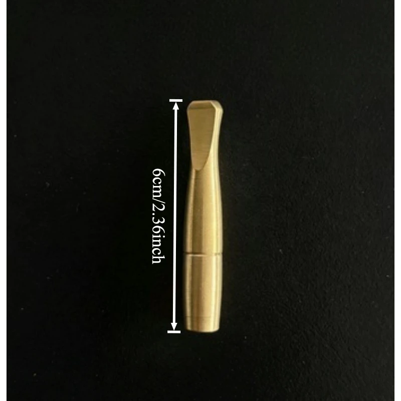 1/2 Pcs Healthy Brass Smoke filter Reducing Tar For Thick Thin Smoking Gadgets Cleanable Cycle Use Cigarette Holder Tool