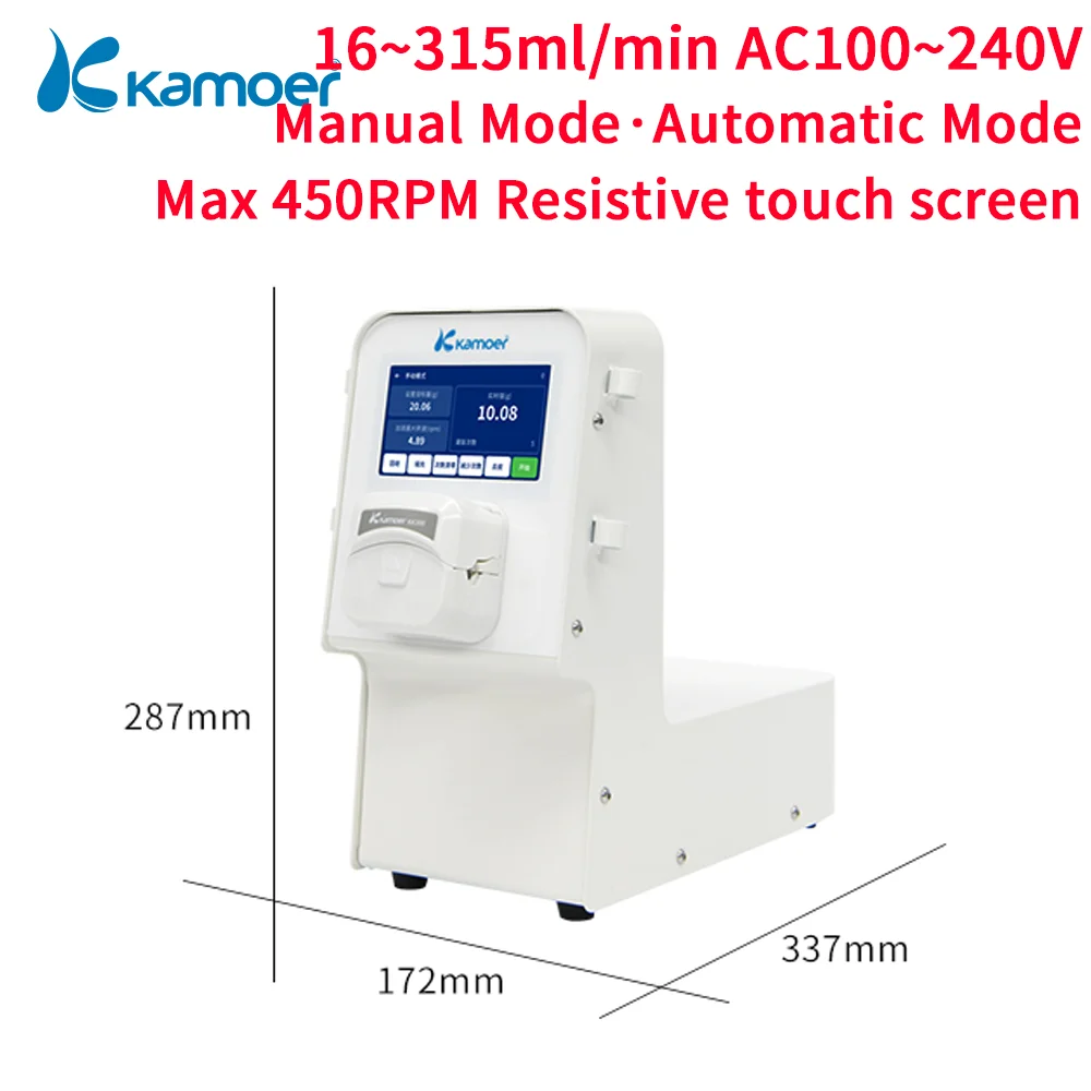 

Kmaoer 0.1-200g Fast A Filling Machine Automatic Peristaltic Pump High Percision with Weighing Scale Laboratory Metering Pumps